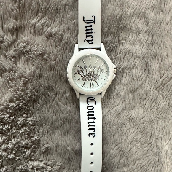Juicy Couture White Crown Watch